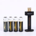 Chargeur de batterie AA rechargeable